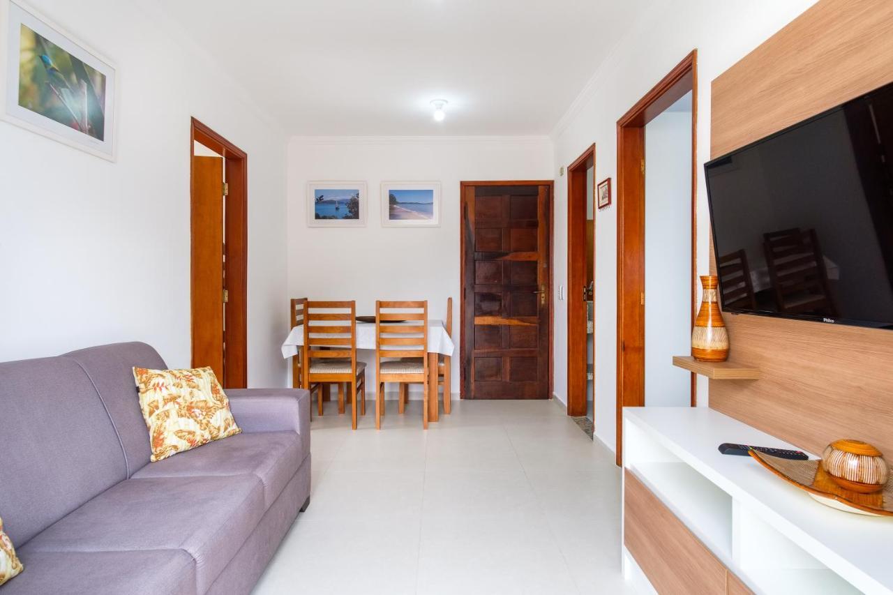 Apartamento A 100 Metros Da Praia - 01 Dormitorio - Edificio Agua Viva Ubatuba Luaran gambar