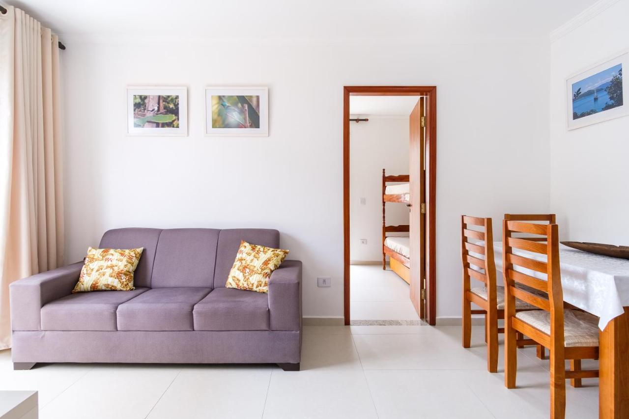 Apartamento A 100 Metros Da Praia - 01 Dormitorio - Edificio Agua Viva Ubatuba Luaran gambar