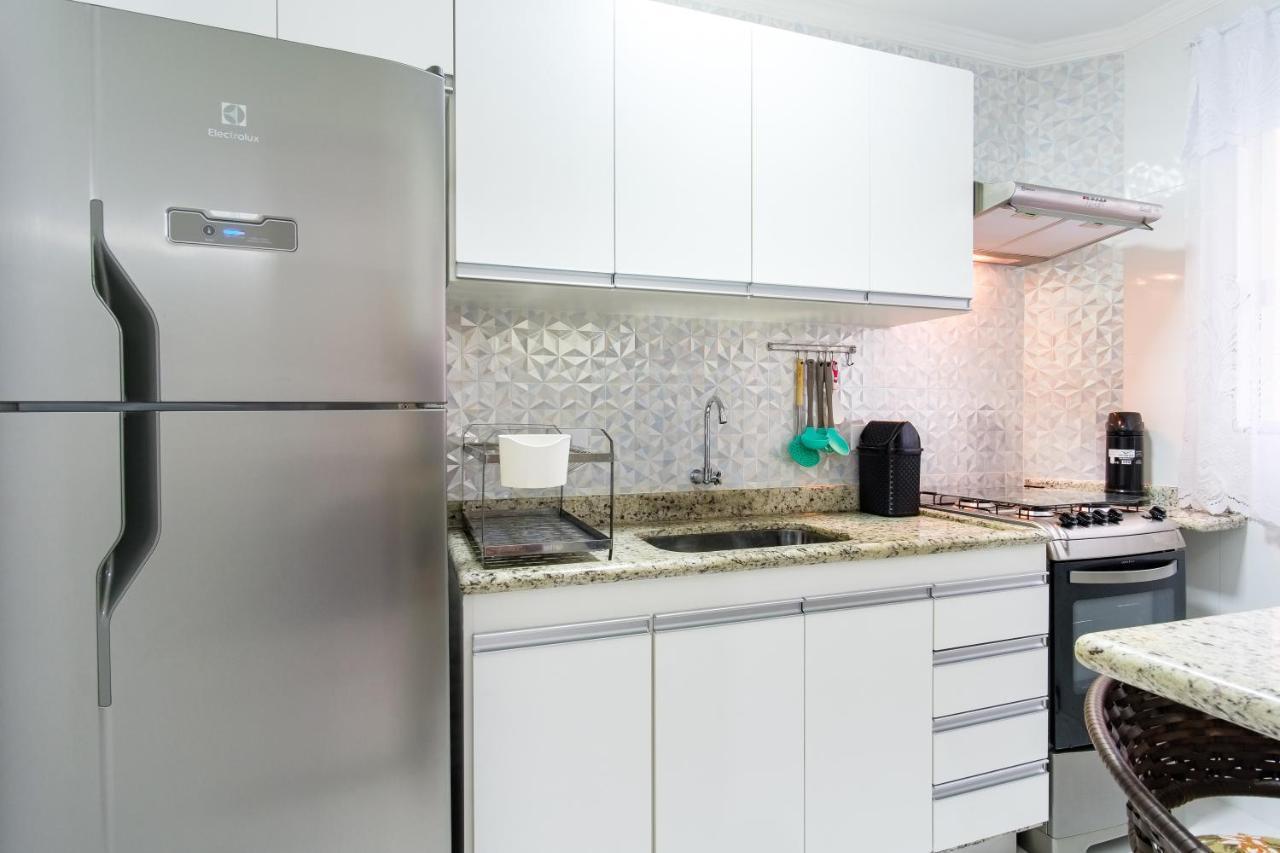 Apartamento A 100 Metros Da Praia - 01 Dormitorio - Edificio Agua Viva Ubatuba Luaran gambar