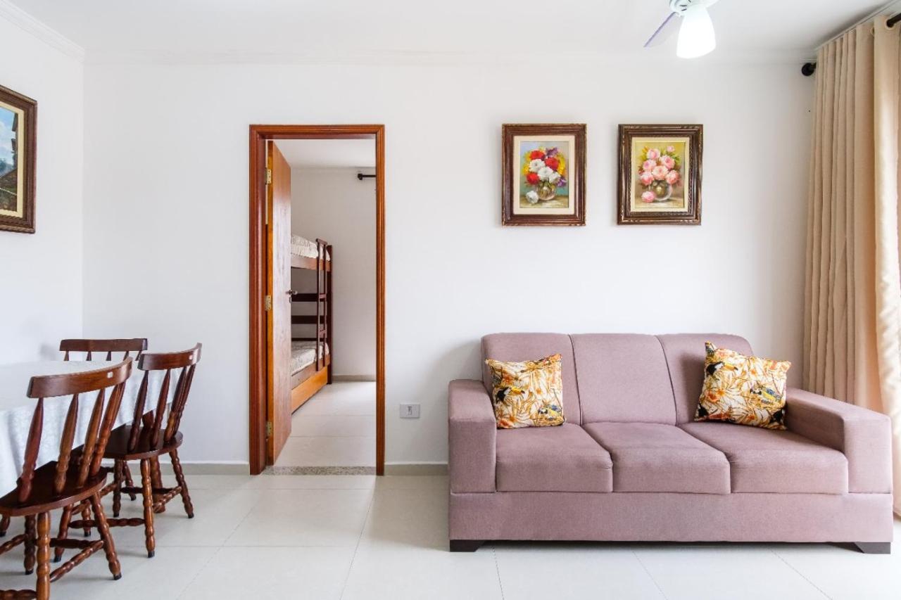 Apartamento A 100 Metros Da Praia - 01 Dormitorio - Edificio Agua Viva Ubatuba Luaran gambar