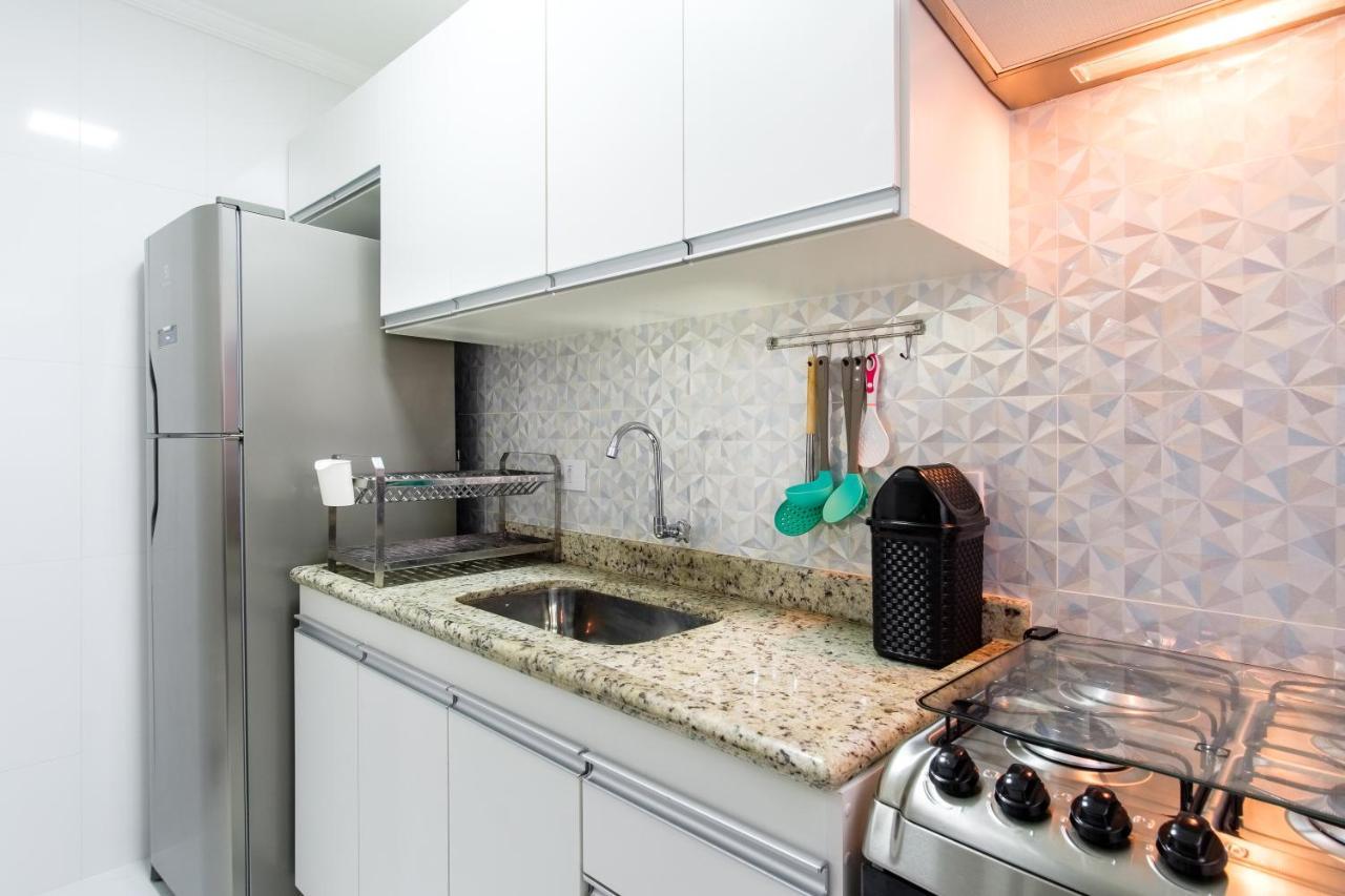 Apartamento A 100 Metros Da Praia - 01 Dormitorio - Edificio Agua Viva Ubatuba Luaran gambar