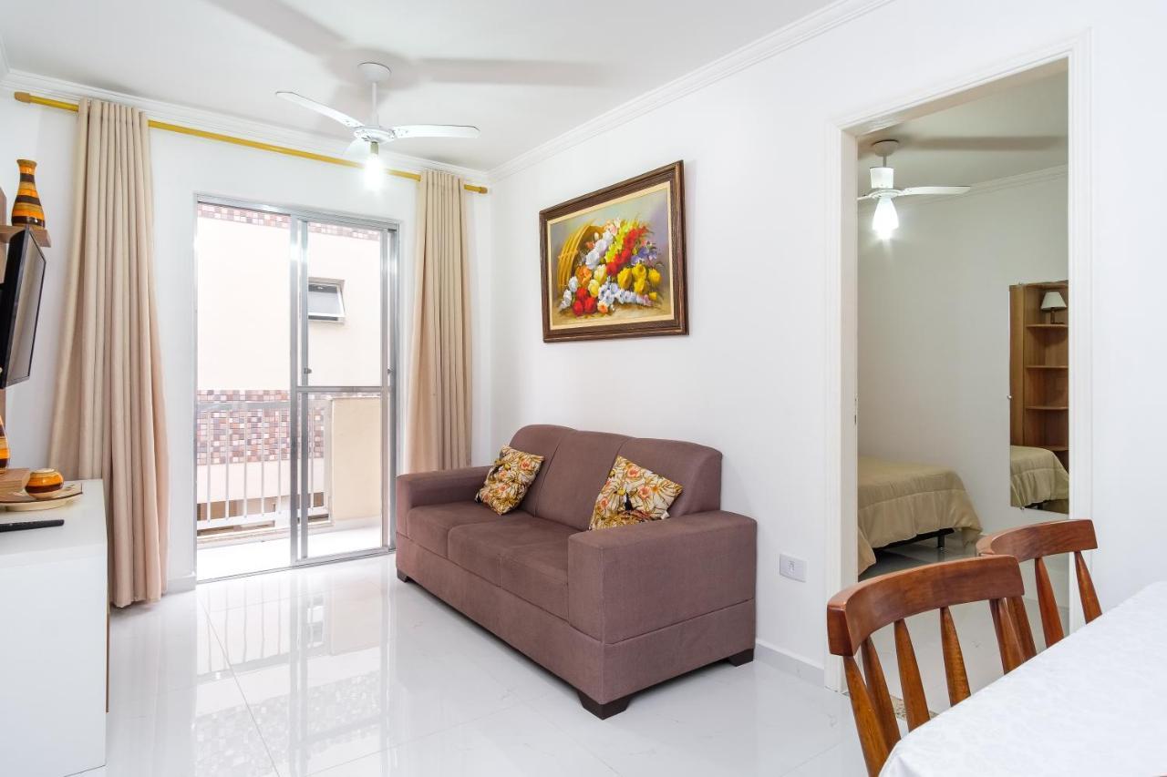 Apartamento A 100 Metros Da Praia - 01 Dormitorio - Edificio Agua Viva Ubatuba Luaran gambar
