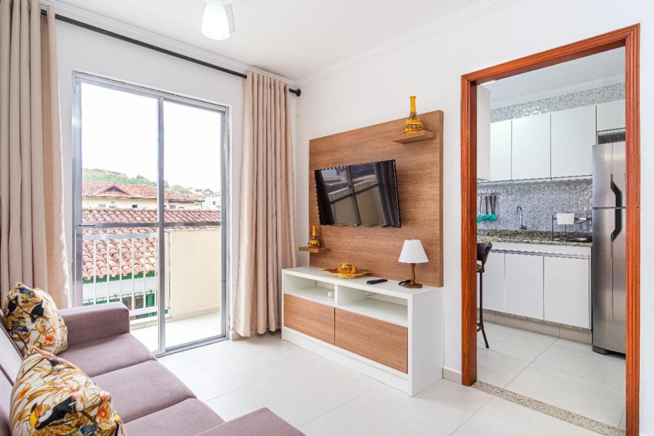 Apartamento A 100 Metros Da Praia - 01 Dormitorio - Edificio Agua Viva Ubatuba Luaran gambar